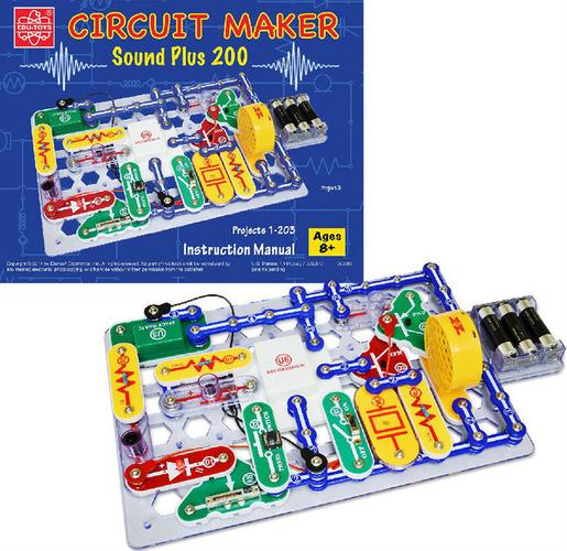 ELENCO Jr. SC-100 电路积木玩具-边玩边学电路原理