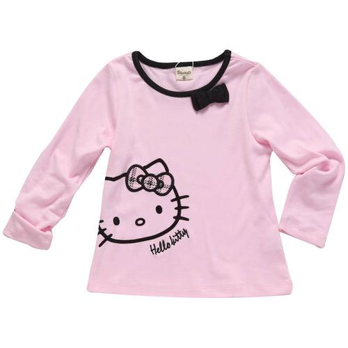 Hello Kitty Kitty K161057 Girls' T-shirt Royal Blue 160cm