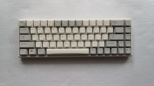 NIZ Ningzhi Atmo6868 Key Wired Static Capacitor Keyboard 45g White Grey