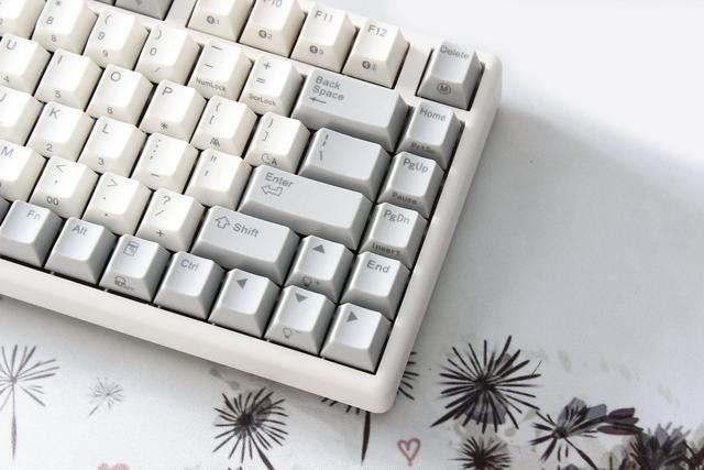 NIZ Ningzhi Atmo6868 Key Wired Static Capacitor Keyboard 45g White Grey