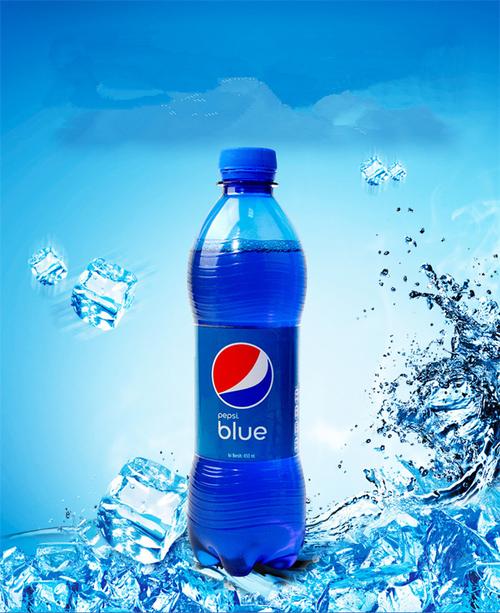 PEPSI百事可乐blue梅子口味可乐450ml-5瓶