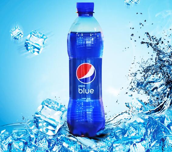 PEPSI百事可乐blue梅子口味可乐450ml-5瓶