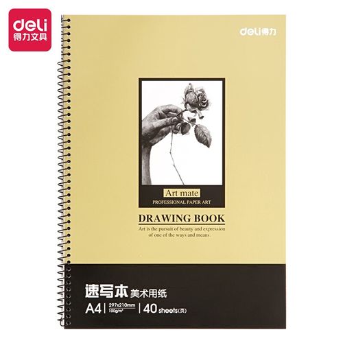 Deli Deli 7698 professional sketch book A440 sheets