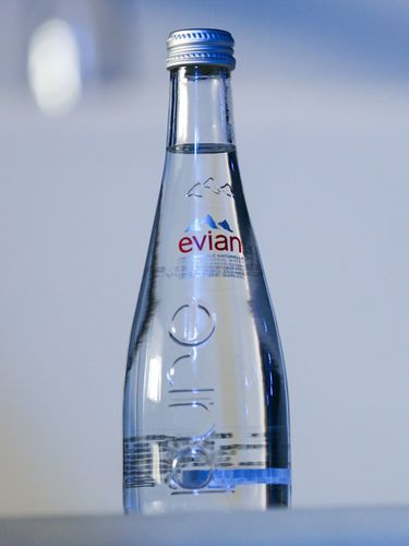 Evian Evian Natural Mineral Water 330ml-6 Bottles Glass Bottle