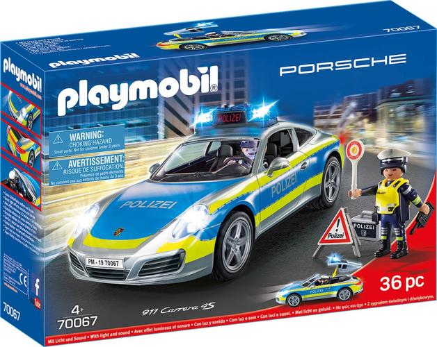 playmobil摩比世界保时捷911汽车玩具