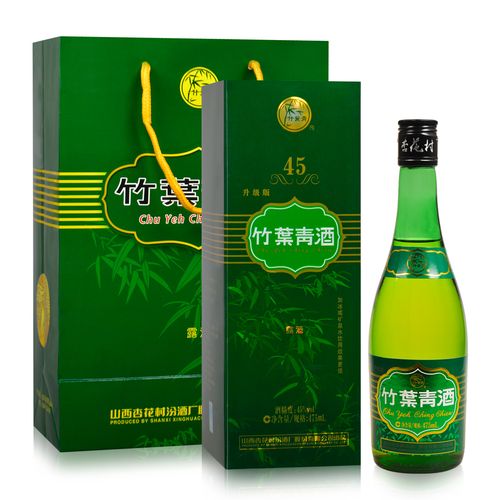 竹叶青酒38度清香型白酒12瓶整箱装