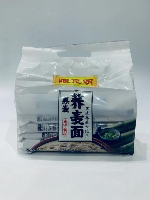 陈克明荞麦面健身低脂非无糖细挂面800g-2