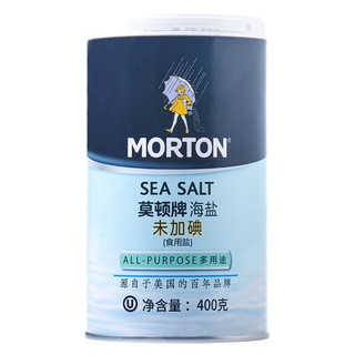 MODUN莫顿未加碘海盐400g