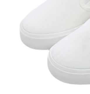 WARRIOR RETURN Children's One Step Casual Canvas Shoes 3063 White 31