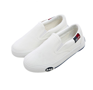 WARRIOR RETURN Children's One Step Casual Canvas Shoes 3063 White 31