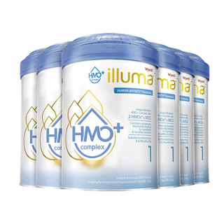 illuma启赋HMO+系列婴儿奶粉港版1段850g*6罐