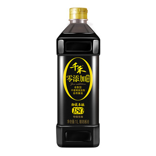 千禾180天零添加酱油1L